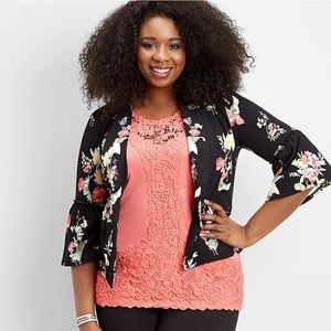 Maurice’s Floral Bell Sleeve Blazer 3